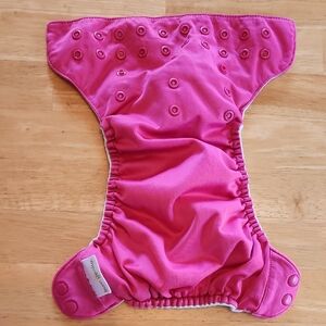 BumGenius Vibrant Pink Cloth Diaper